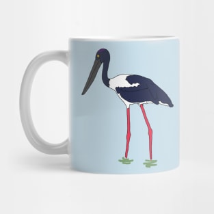 Colored Stork Mug